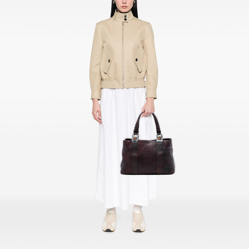 Guccissima Trimmed Leather Bamboo Libeccio Tote - Image 7