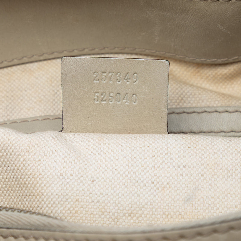 GG Canvas Web Mayfair Satchel - Image 5