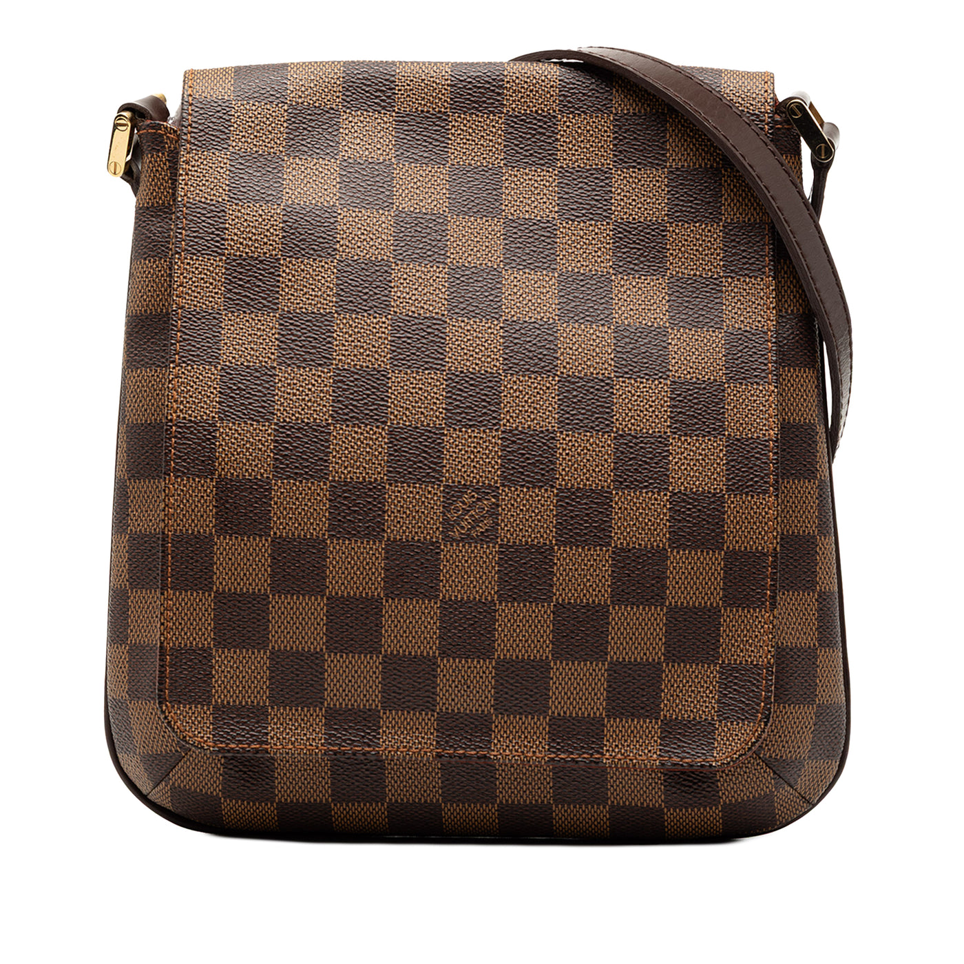 Damier Ebene Musette Salsa Long Strap - Image 1