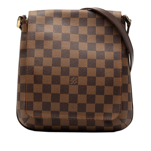 Damier Ebene Musette Salsa Long Strap - Image 1