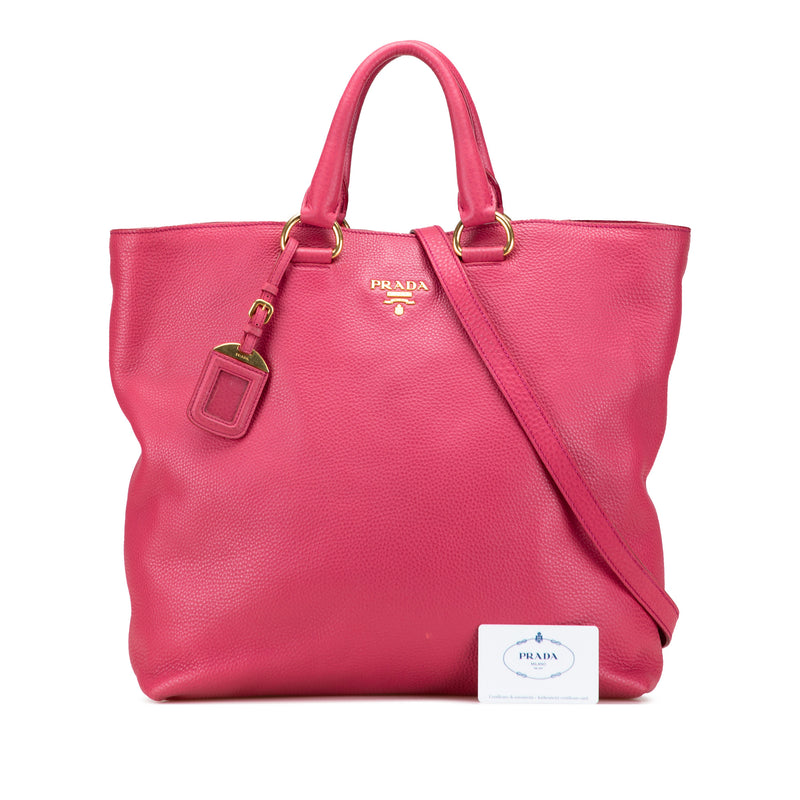 Vitello Daino Open Convertible Tote - Image 10