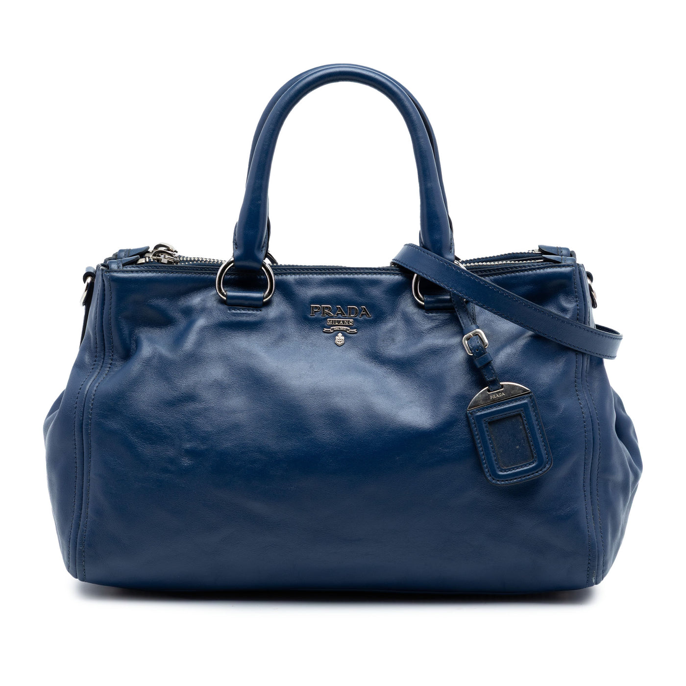 Soft Calf Double Zip Convertible Tote - Image 1