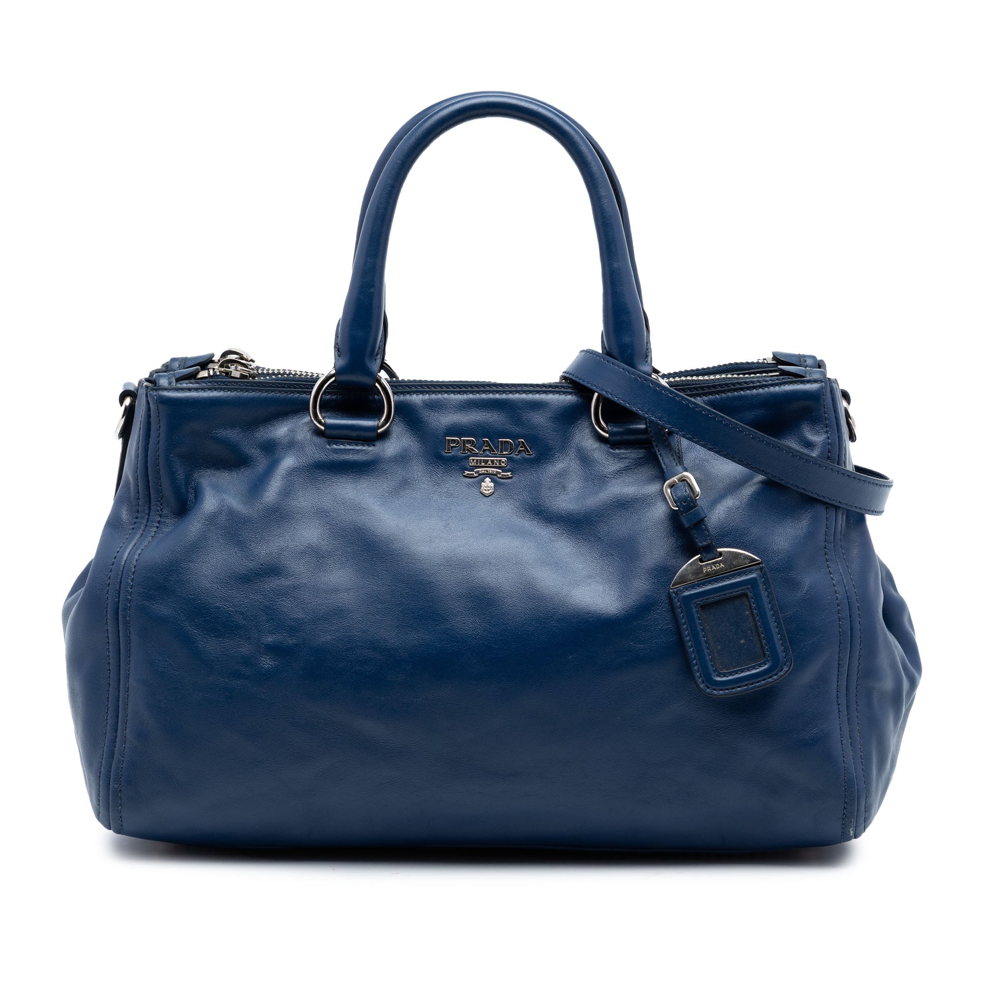 Soft Calf Double Zip Convertible Tote - Image 1
