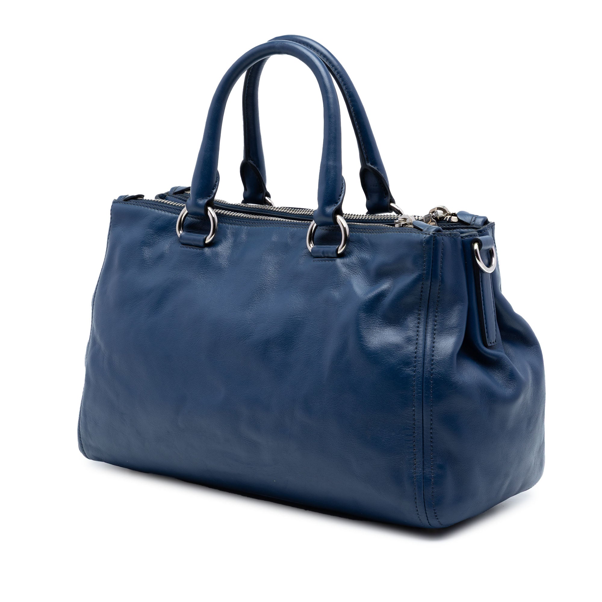 Soft Calf Double Zip Convertible Tote - Image 2