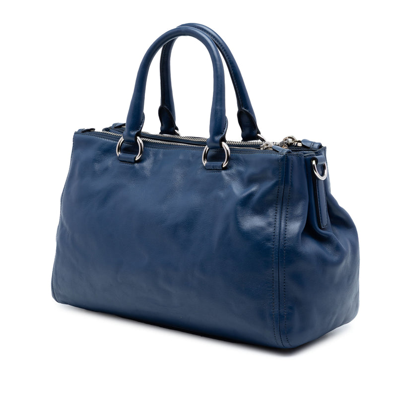 Soft Calf Double Zip Convertible Tote - Image 2