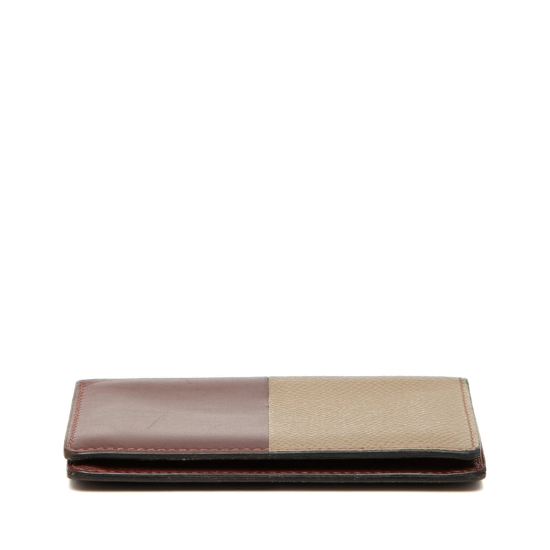 Bicolor Epsom and Chamonix Manhattan Card Case - Image 3