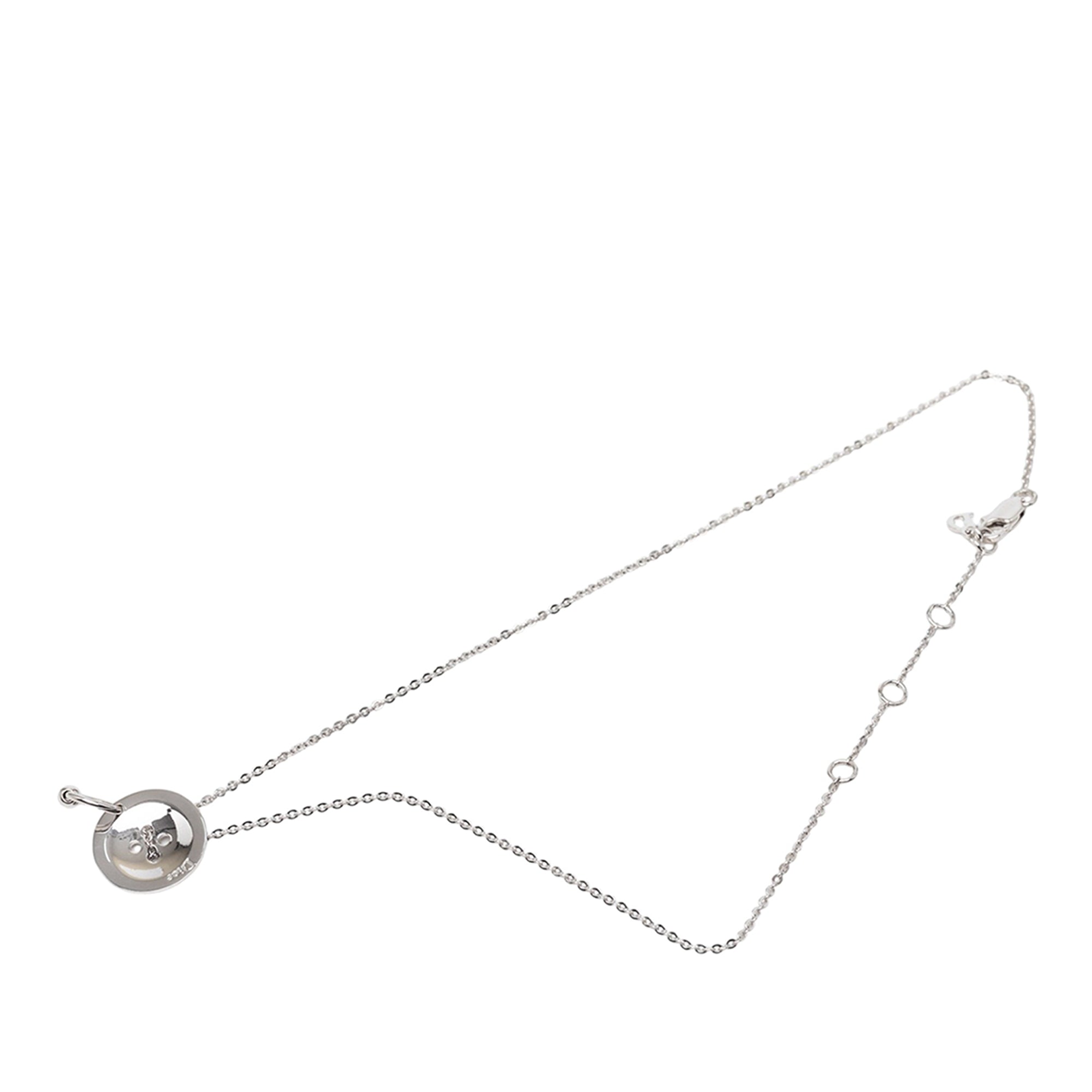 Brass Button Pendant Necklace - Image 1