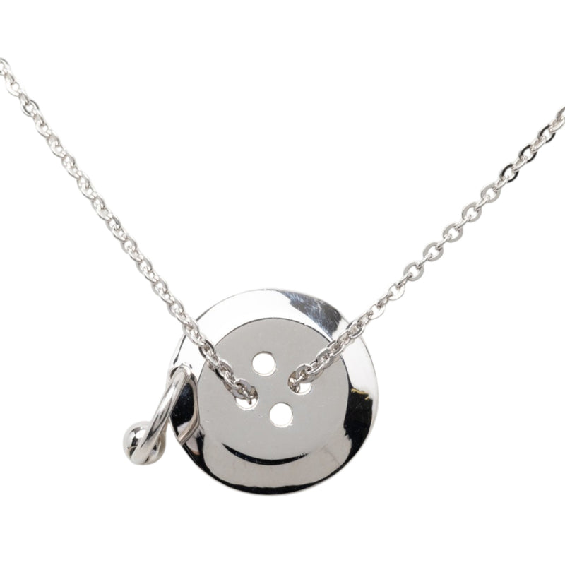 Brass Button Pendant Necklace - Image 3
