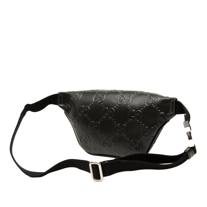 GG Embossed Perforated Leather Belt Bag - Image 2