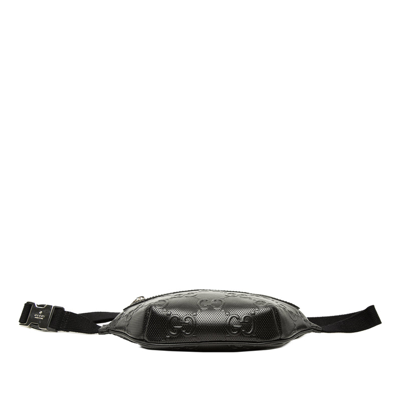GG Embossed Perforated Leather Belt Bag - Image 3