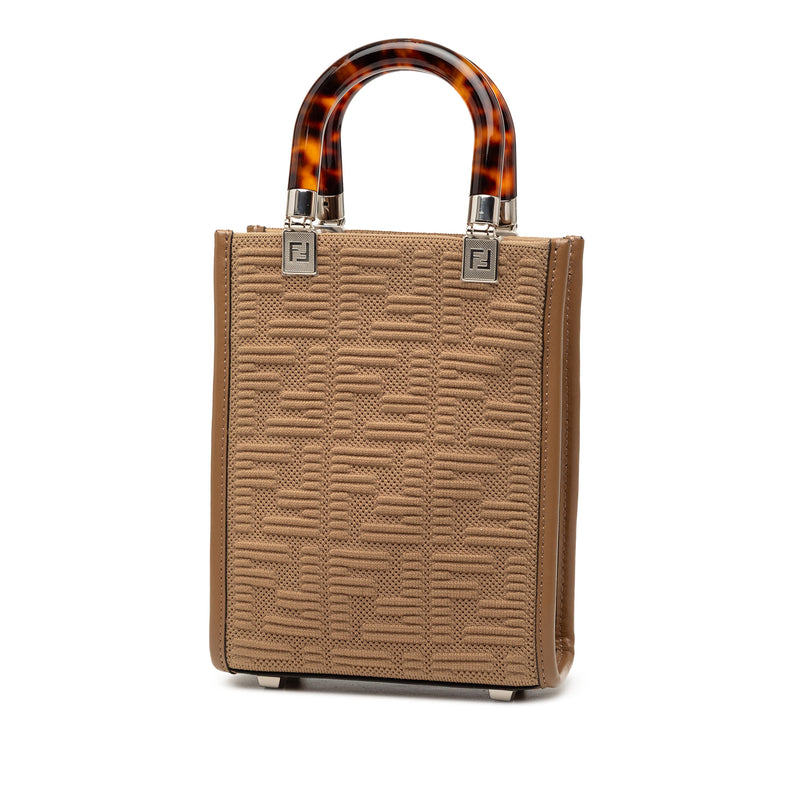 Mini Zucca Embossed Technical Fabric  Sunshine Shopper Tote - Image 2