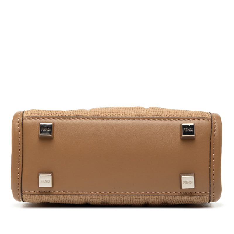 Mini Zucca Embossed Technical Fabric  Sunshine Shopper Tote - Image 3