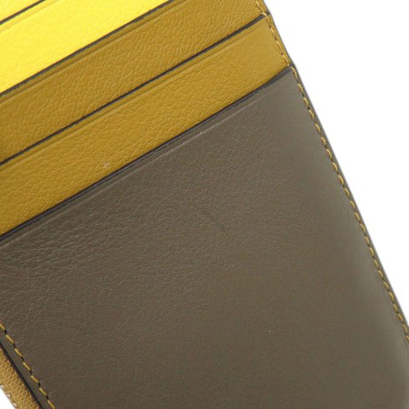 Tricolor Calfskin Puzzle Coin Card Holder - Image 13
