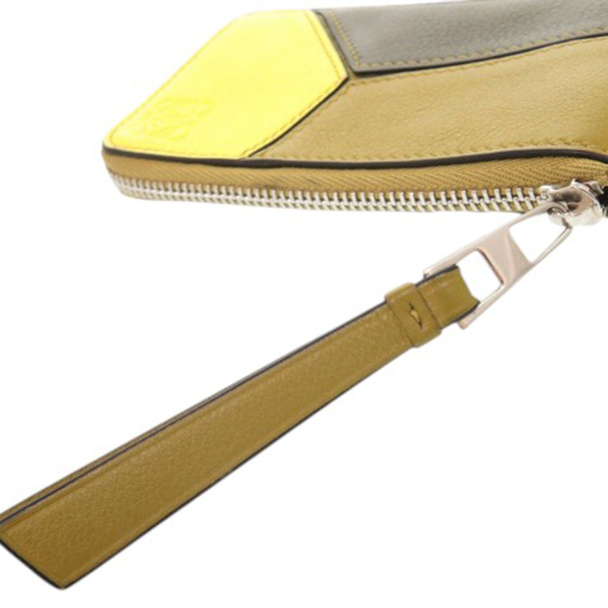 Tricolor Calfskin Puzzle Coin Card Holder - Image 17