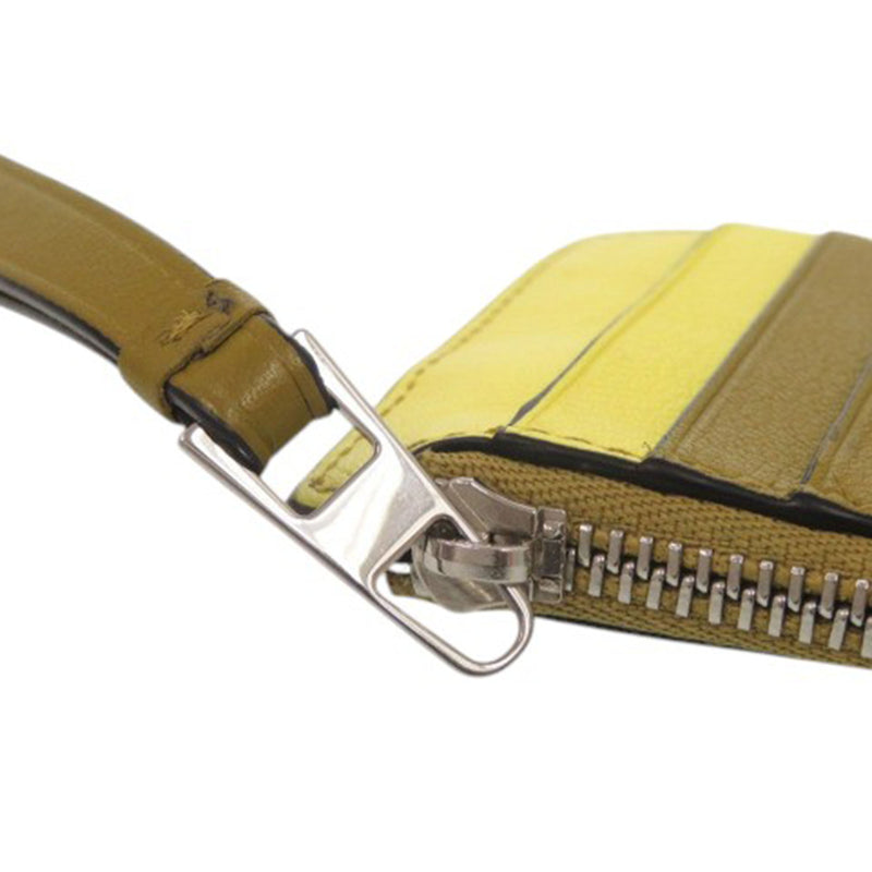 Tricolor Calfskin Puzzle Coin Card Holder - Image 18