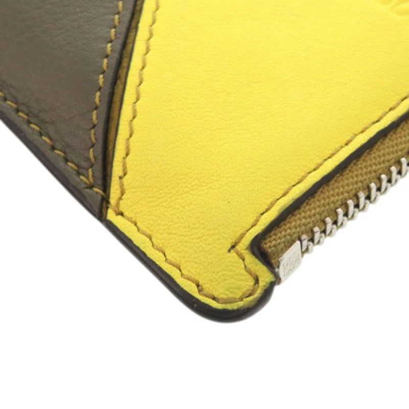 Tricolor Calfskin Puzzle Coin Card Holder - Image 20