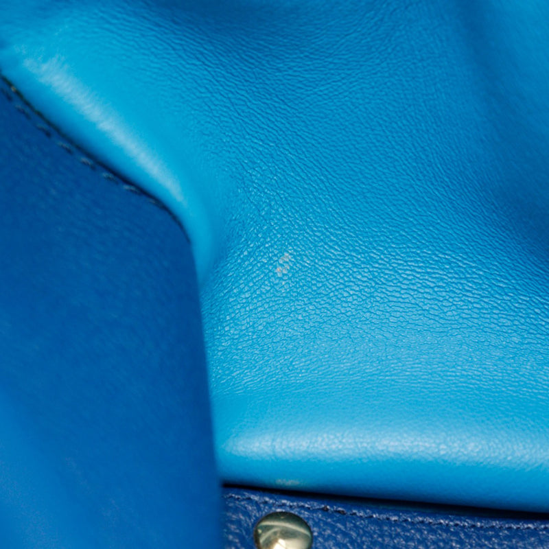 Medium Leather Pebbled Amy Tote - Image 8