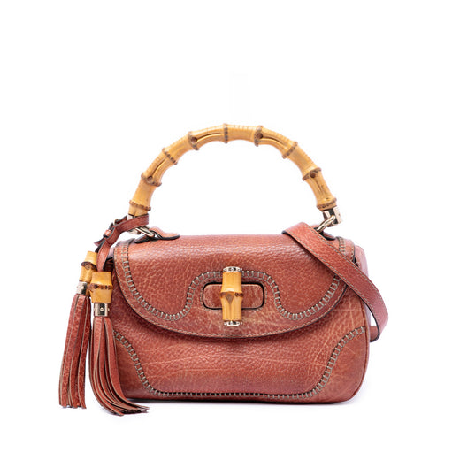 Medium Leather New Bamboo Satchel - Image 1
