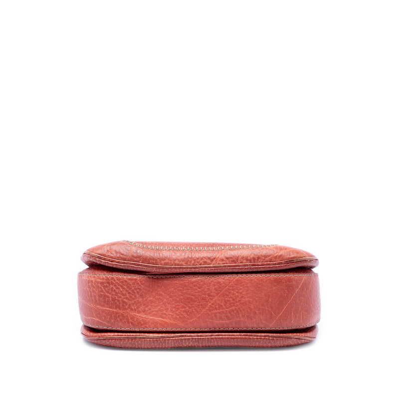 Medium Leather New Bamboo Satchel - Image 3