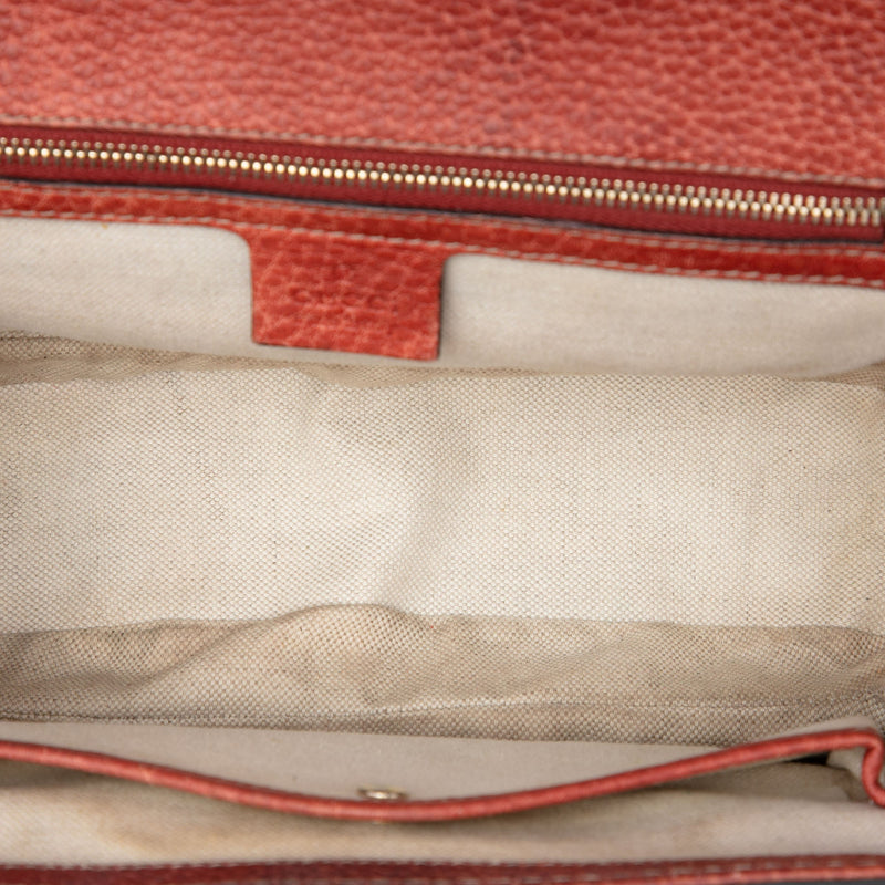 Medium Leather New Bamboo Satchel - Image 4