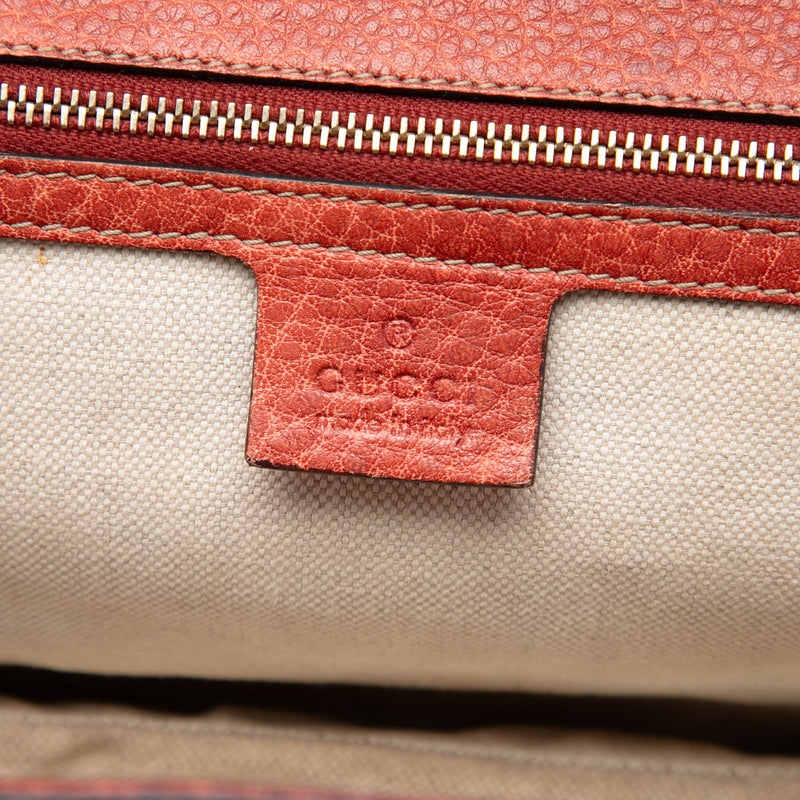 Medium Leather New Bamboo Satchel - Image 5