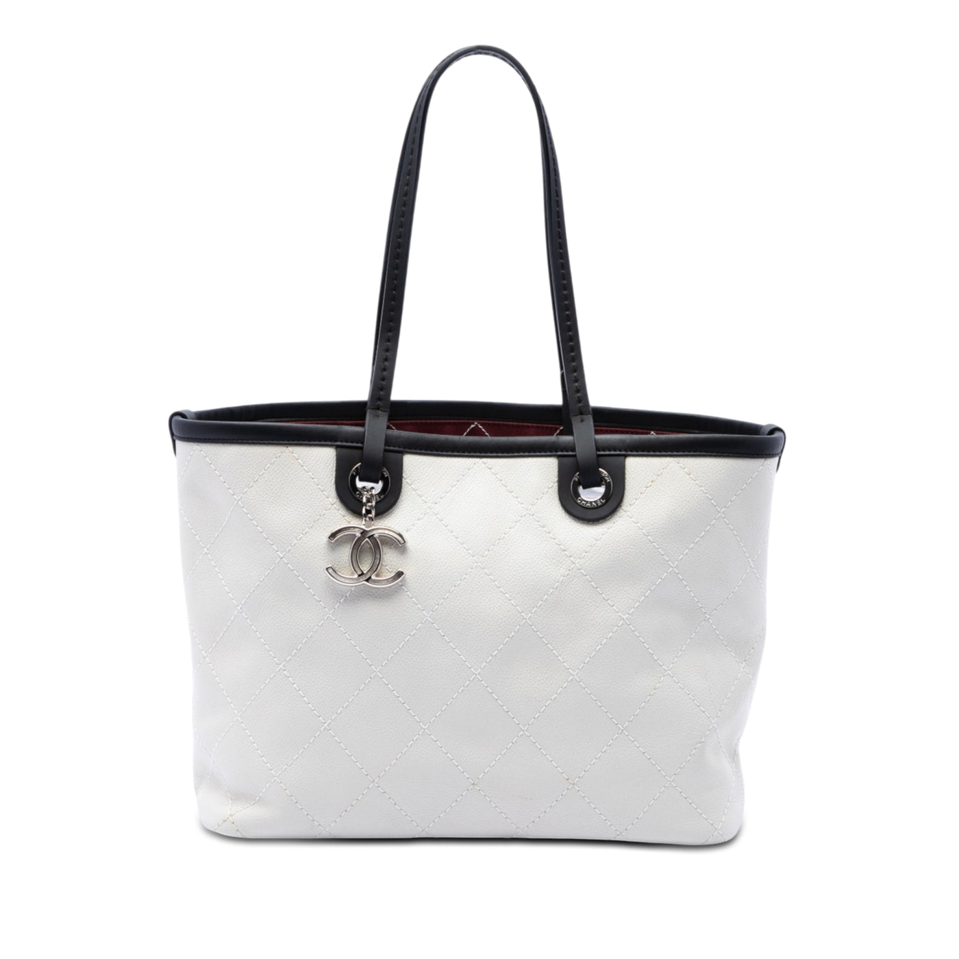 CC Quilted Caviar Shopping Fever Tote - Image 1
