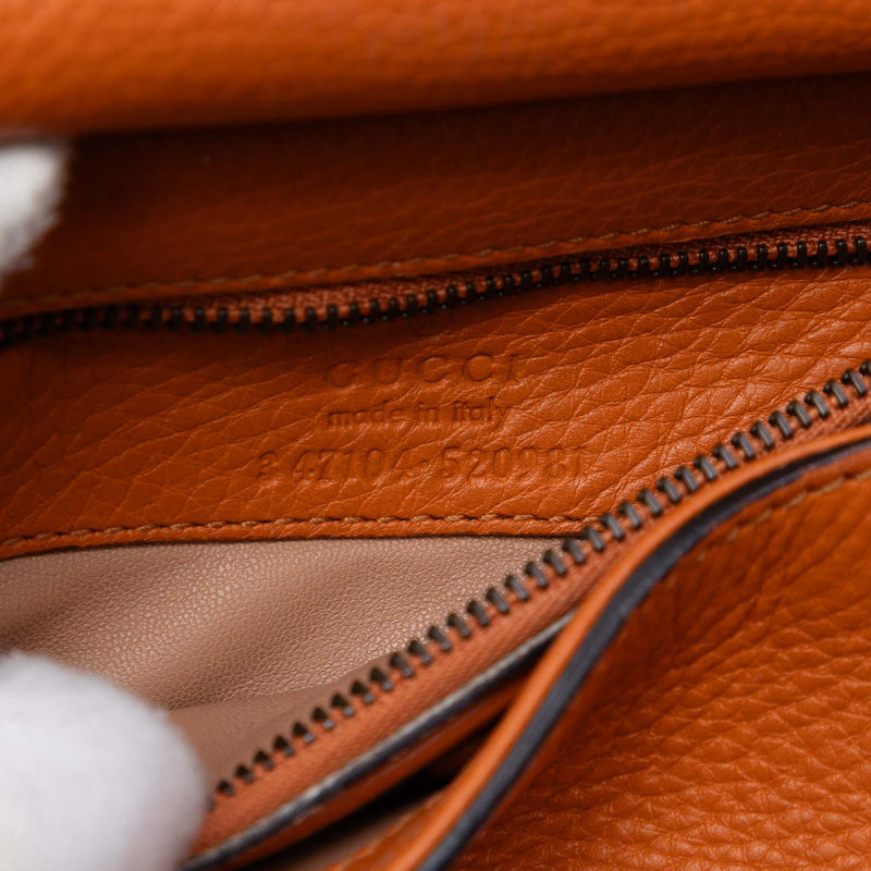 Small Leather Bamboo Nouveau Fringe Crossbody - Image 5