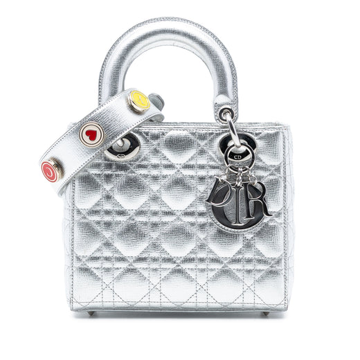 Small Metallic Grained Calfskin Cannage My ABCDior Lady Dior - Image 1