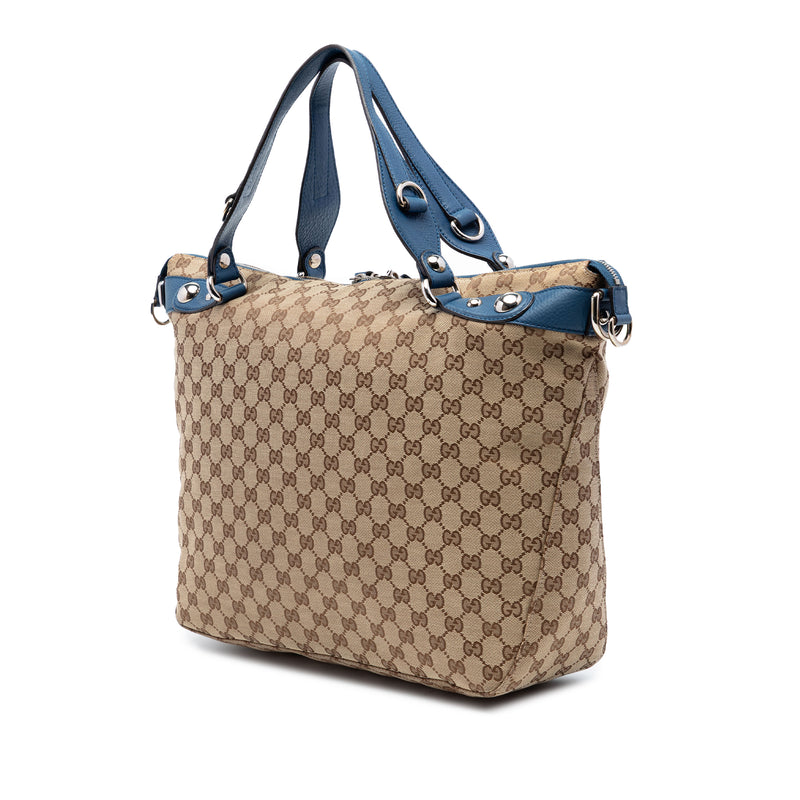 Large GG Canvas Icon Bit Satchel - Image 2