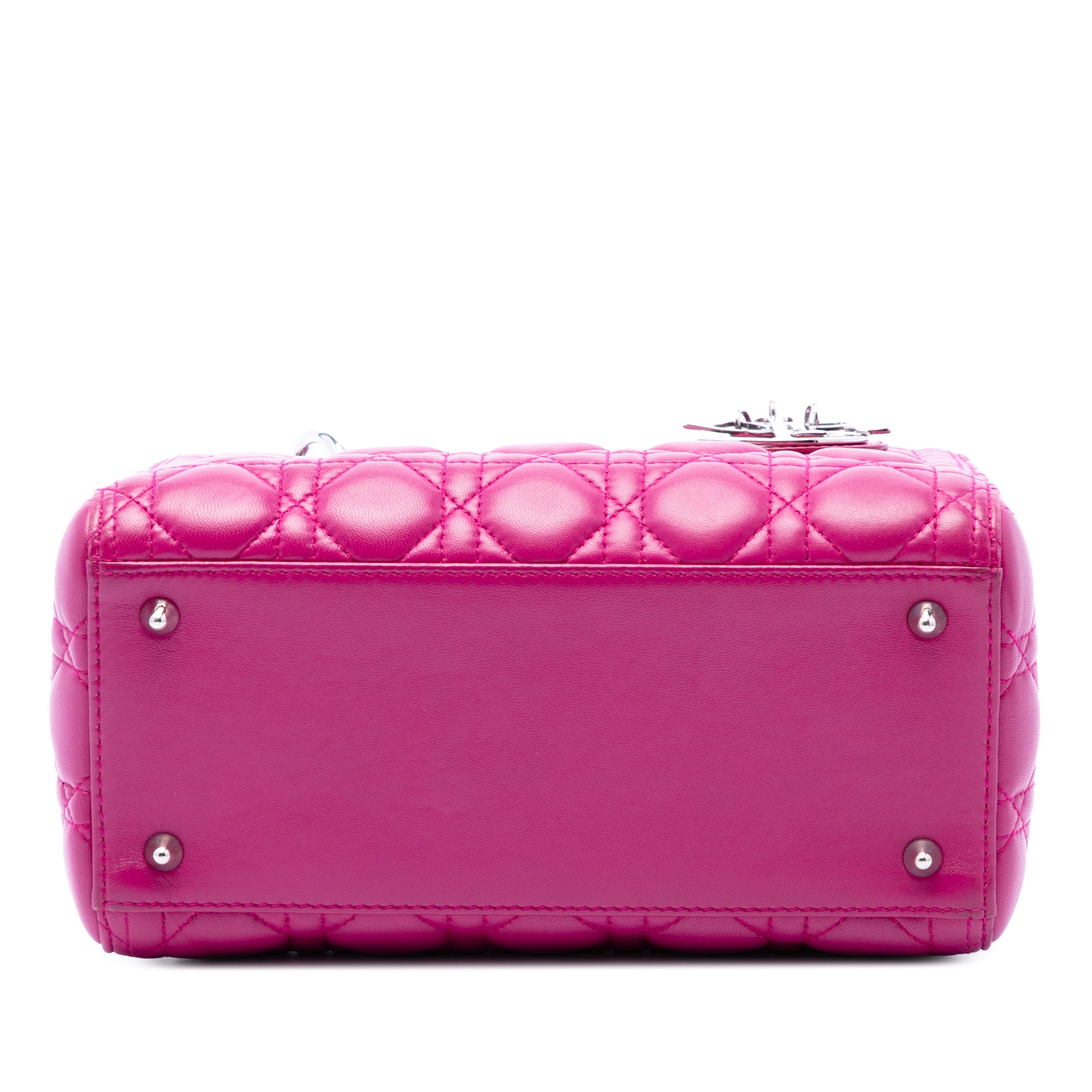 Medium Lambskin Cannage Lady Dior - Image 3