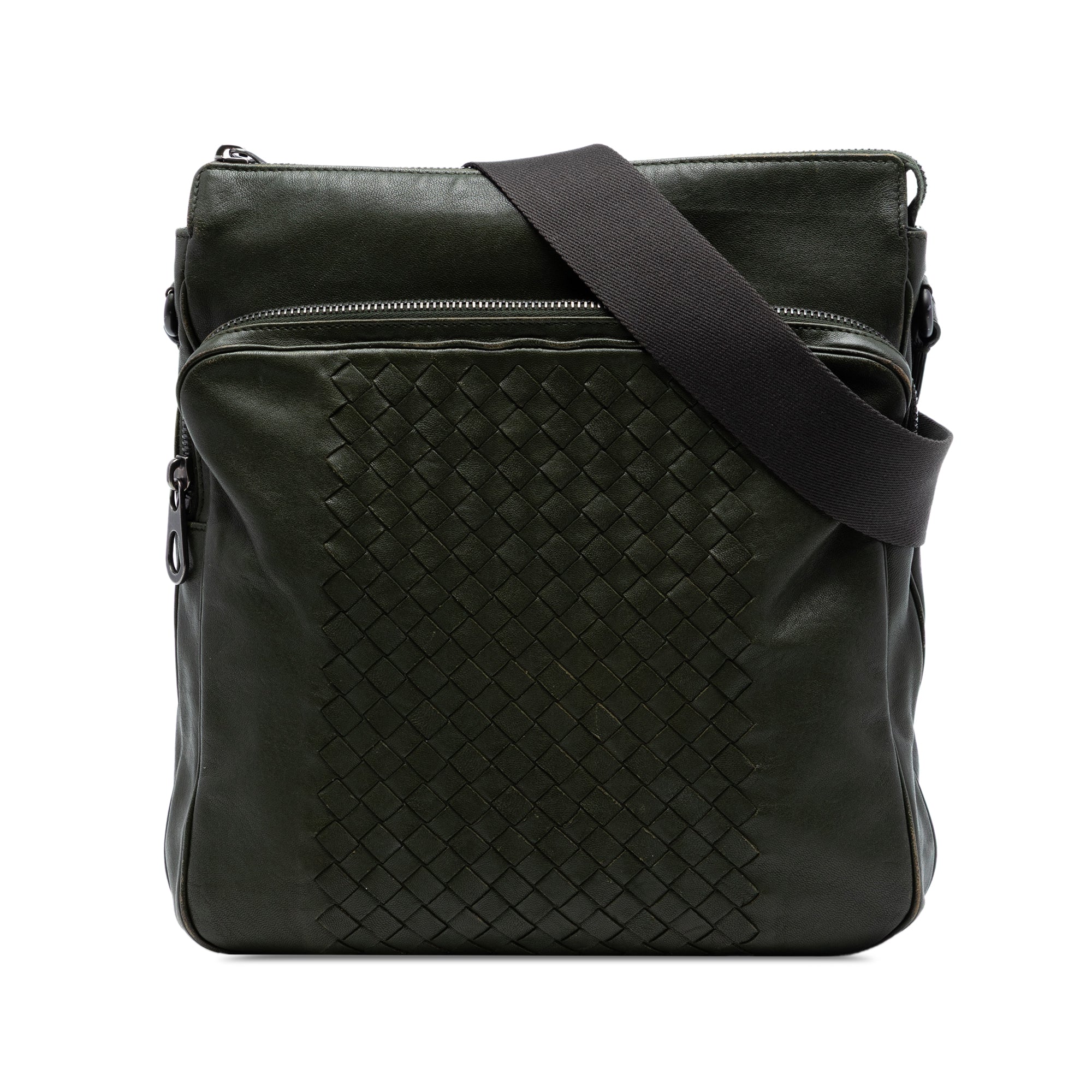 Intrecciato Trimmed Nappa Crossbody - Image 1