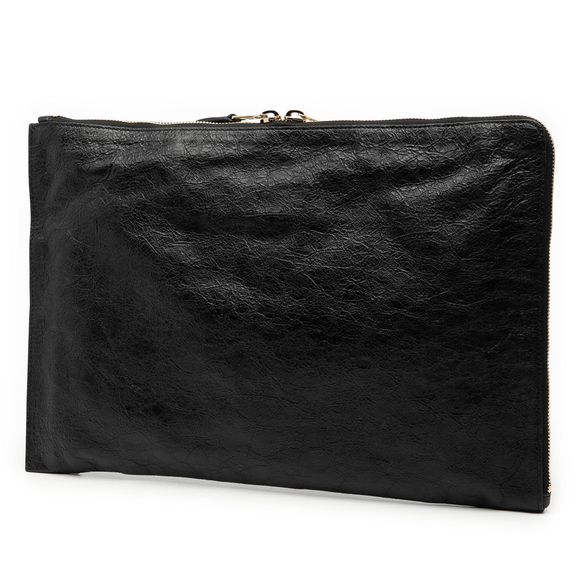Lambskin Motocross Giant 12 Zip Around Flat Clutch - Image 2