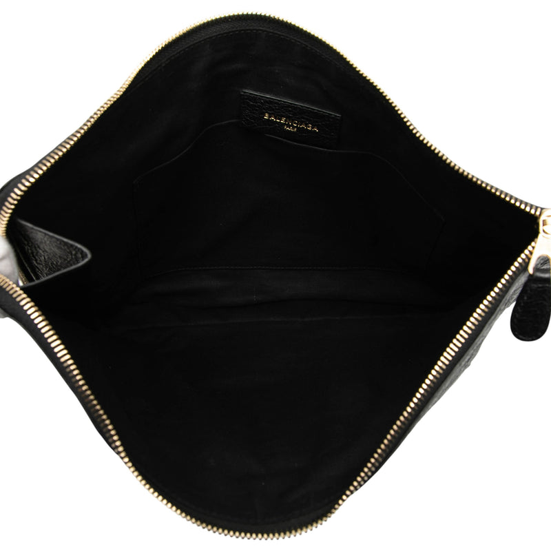 Lambskin Motocross Giant 12 Zip Around Flat Clutch - Image 4