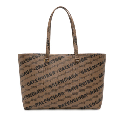 BB Monogram Coated Canvas Signature Shopper M - Image 1
