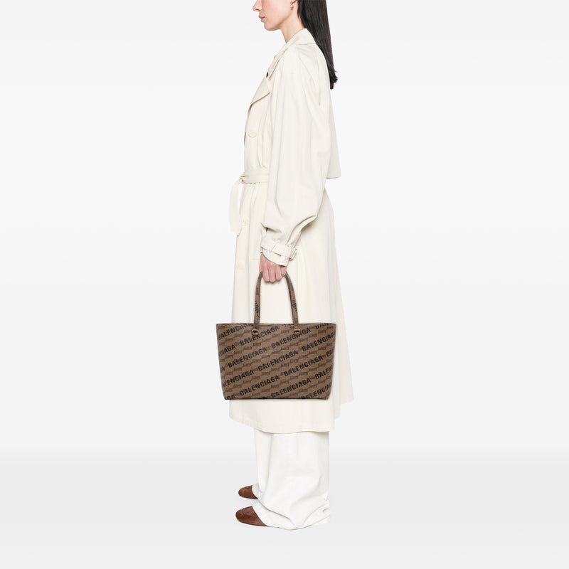 BB Monogram Coated Canvas Signature Shopper M - Image 11