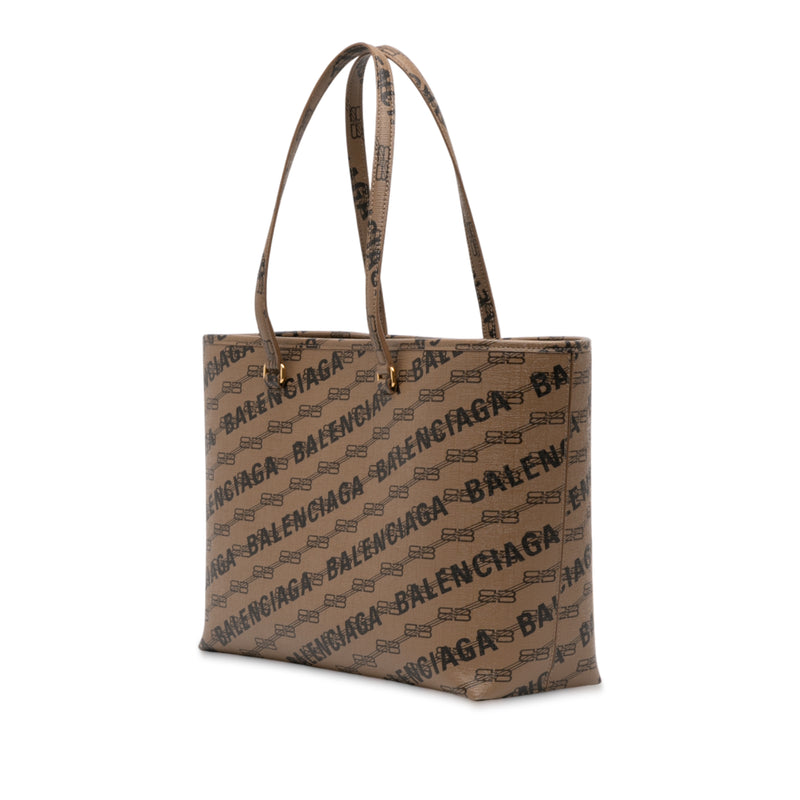 BB Monogram Coated Canvas Signature Shopper M - Image 2