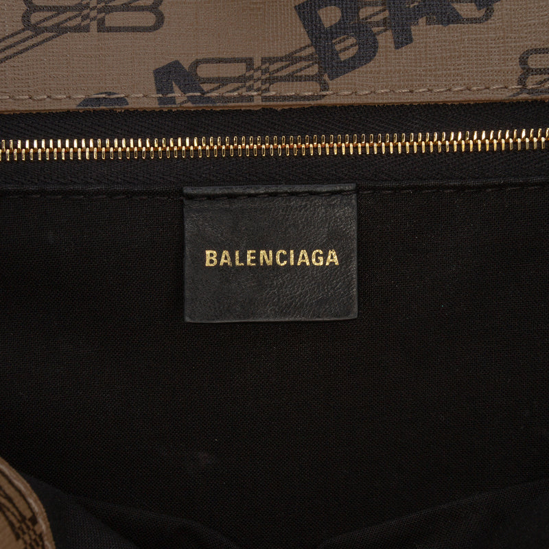 BB Monogram Coated Canvas Signature Shopper M - Image 5