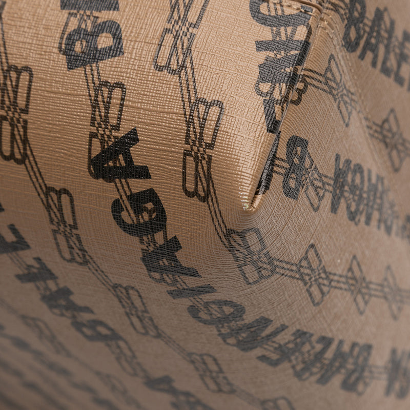 BB Monogram Coated Canvas Signature Shopper M - Image 7