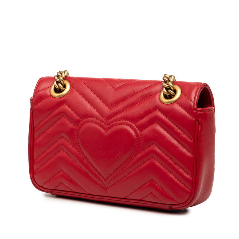 Small GG Marmont Matelasse Calfskin Shoulder Bag - Image 2