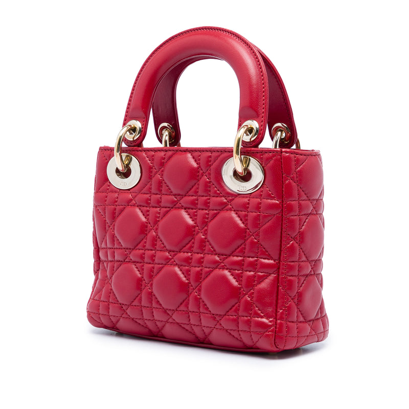 Mini Lambskin Cannage Lady Dior - Image 2