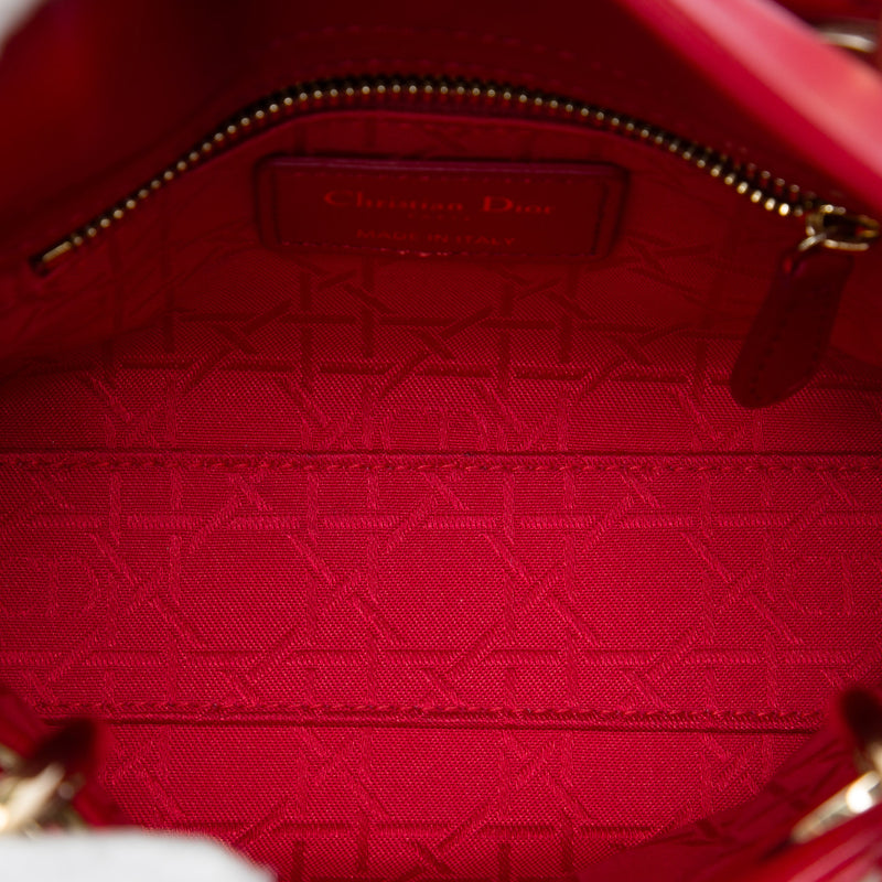 Mini Lambskin Cannage Lady Dior - Image 4
