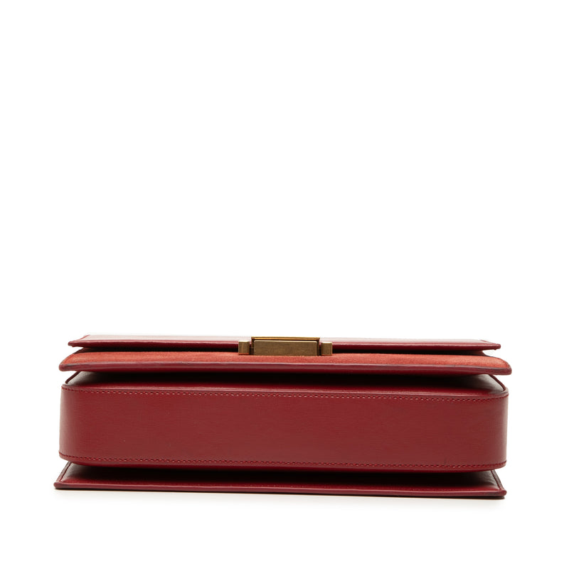 Medium Calfskin and Suede Bellechasse Bag - Image 3