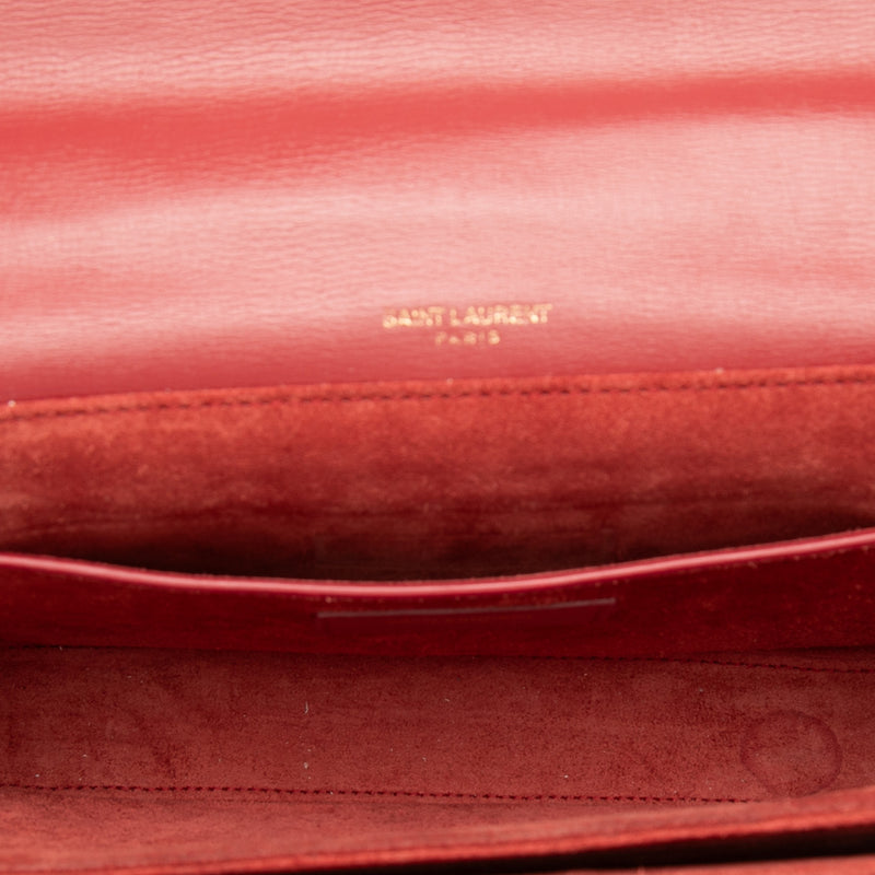 Medium Calfskin and Suede Bellechasse Bag - Image 4