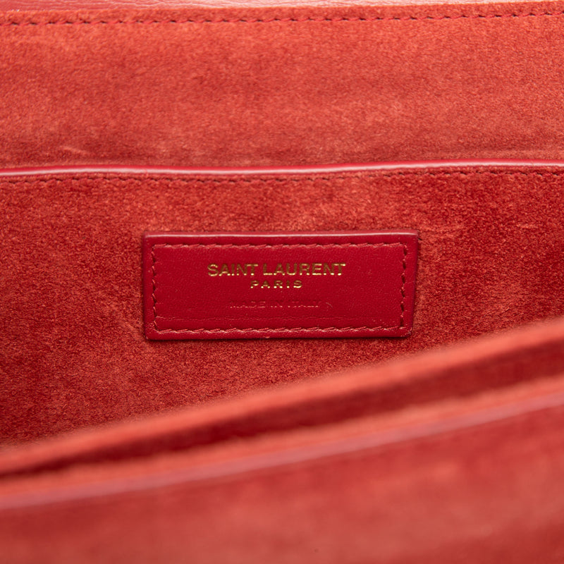 Medium Calfskin and Suede Bellechasse Bag - Image 5