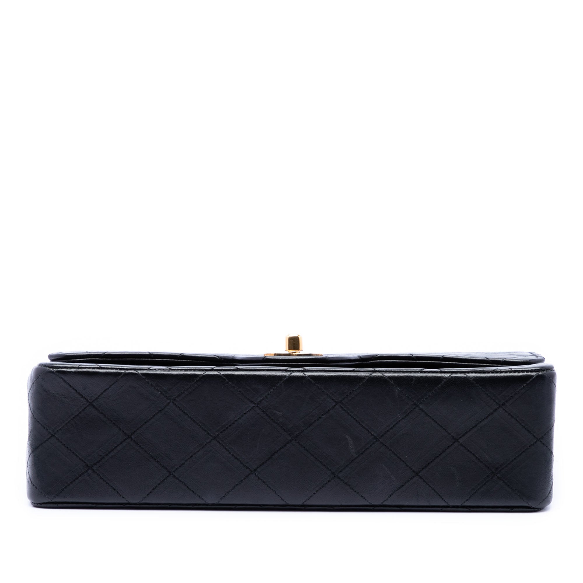 Medium CC Quilted Lambskin Double Flap - Image 3