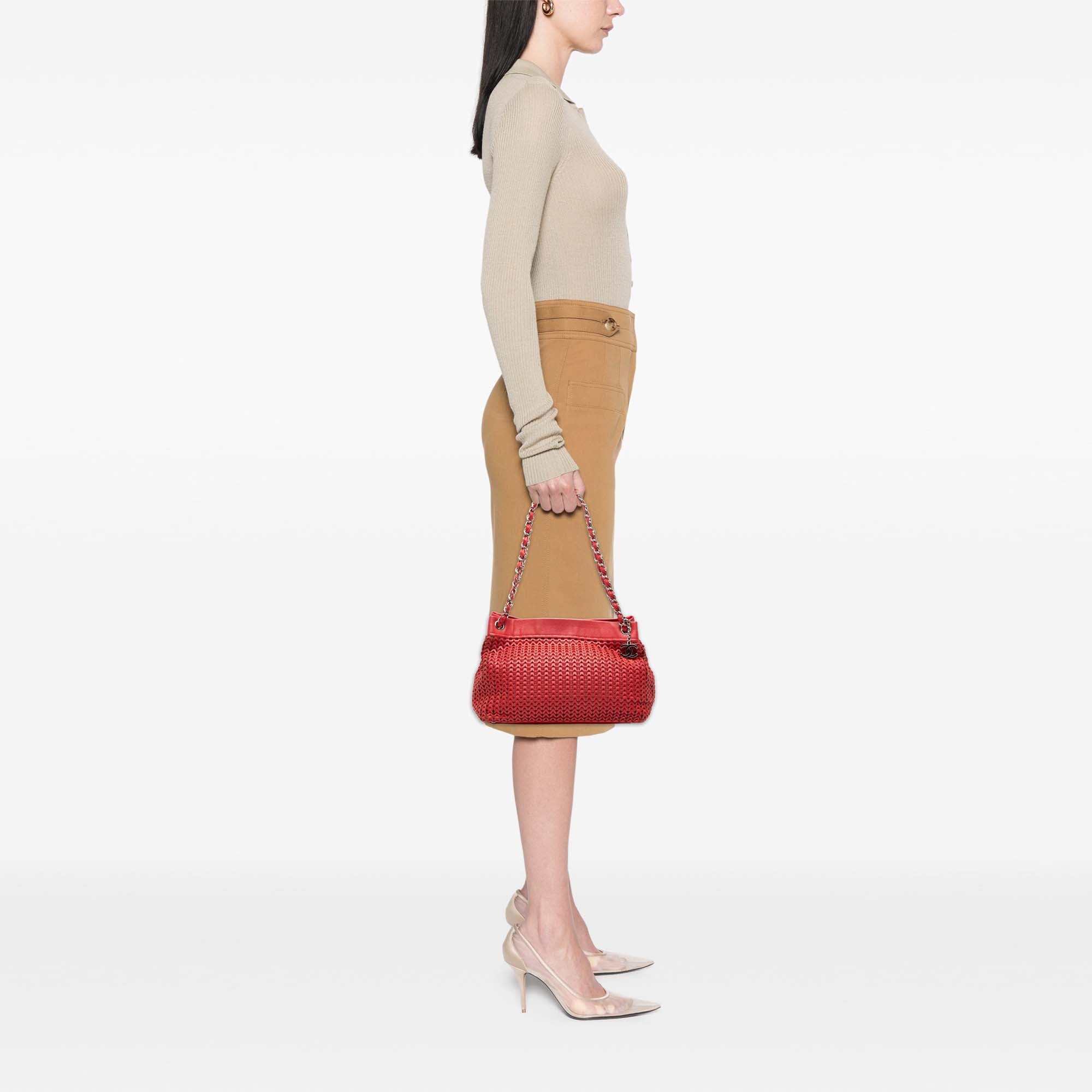 Woven Caviar CC Charm Tote - Image 7
