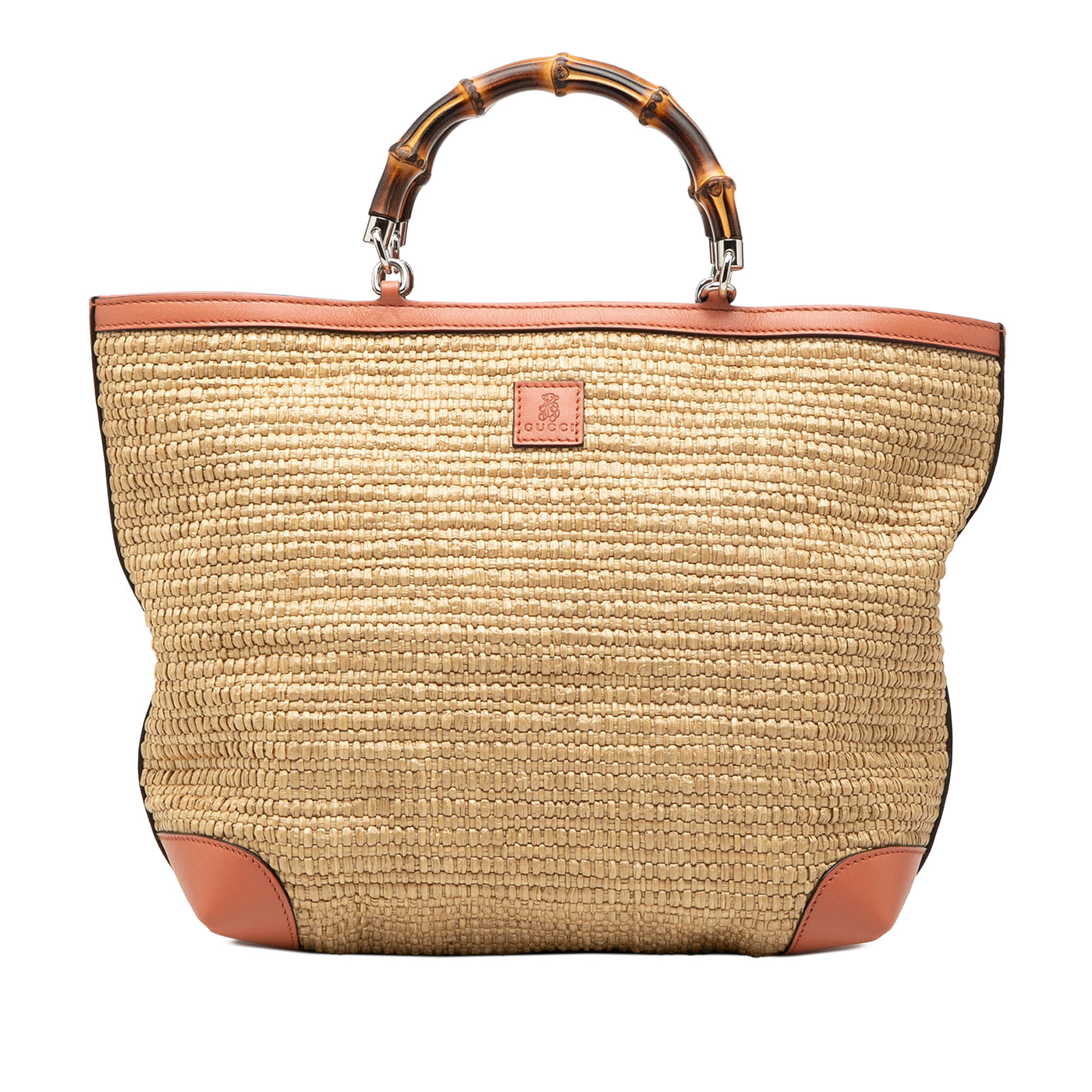 Raffia Bamboo Childrens Tote - Image 1
