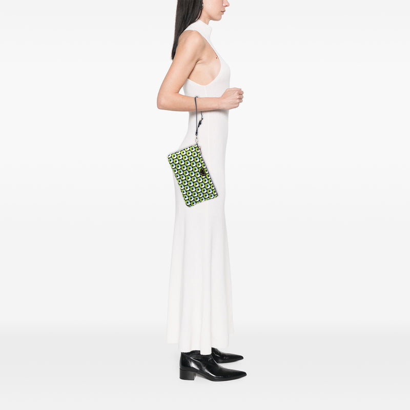 Tessuto Stampato Wristlet Clutch - Image 6