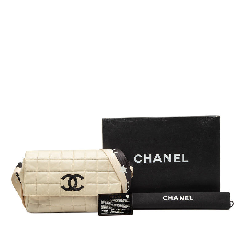 Chocolate Bar Lambskin Sport Line Crossbody - Image 8