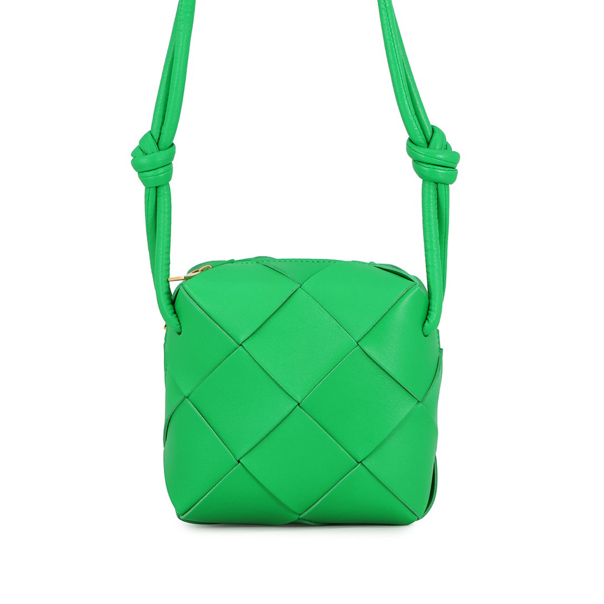 Mini Lambskin Intreccio Cassette Camera Bag - Image 1